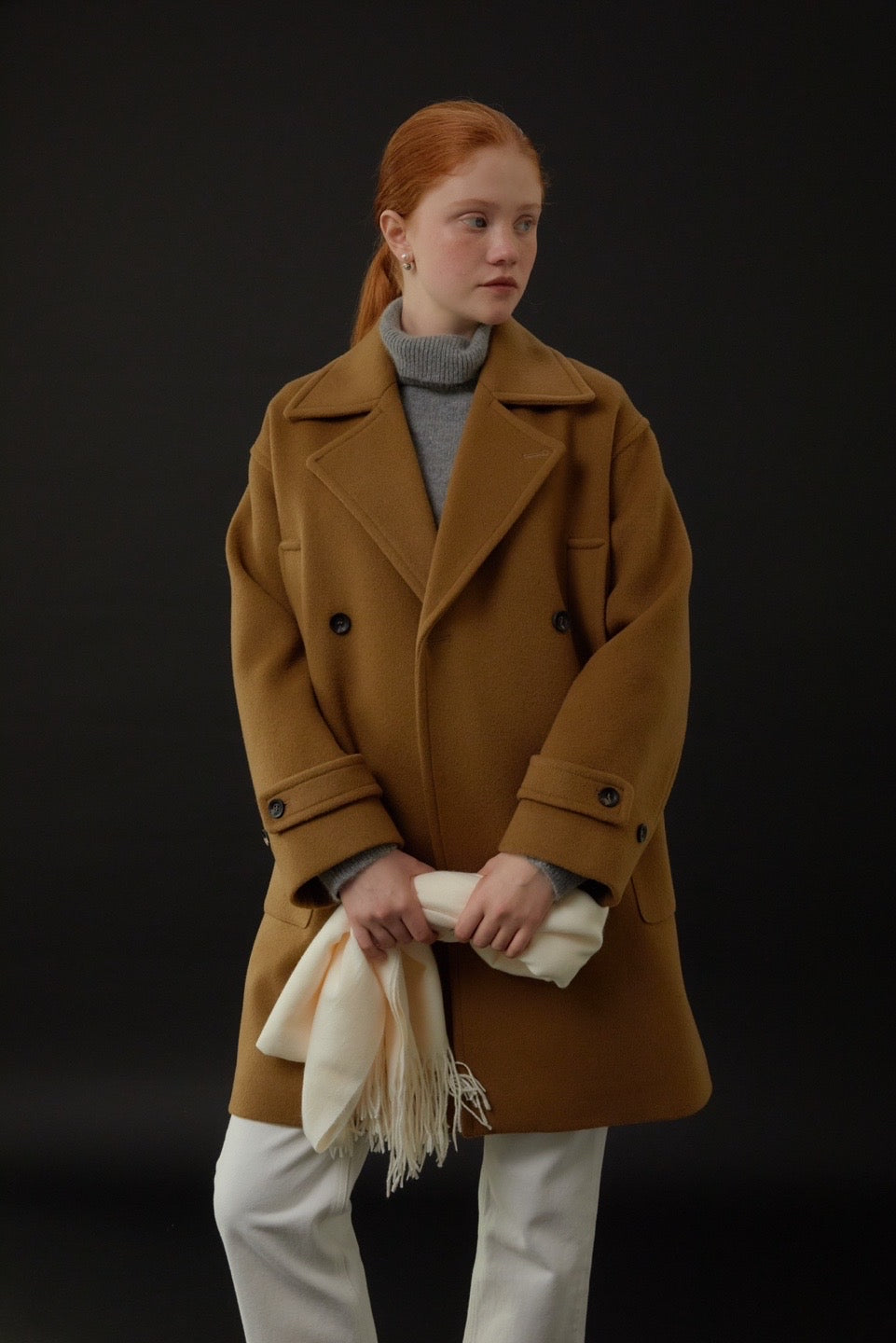 Wool Cashmere Peacoat