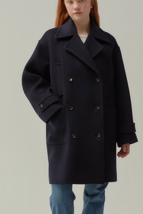 Wool Cashmere Peacoat