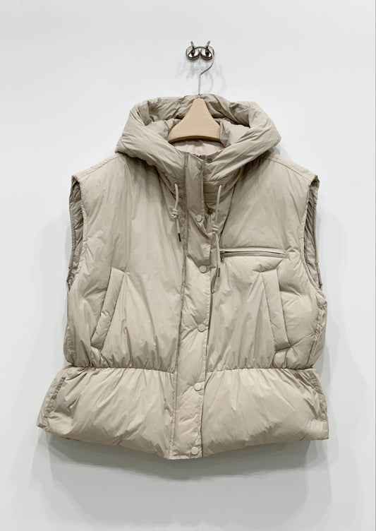 Hooded Down Vest