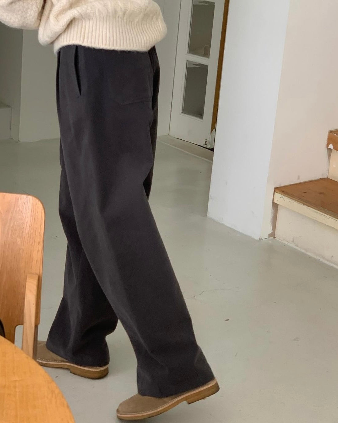 Brushed Cotton Pants