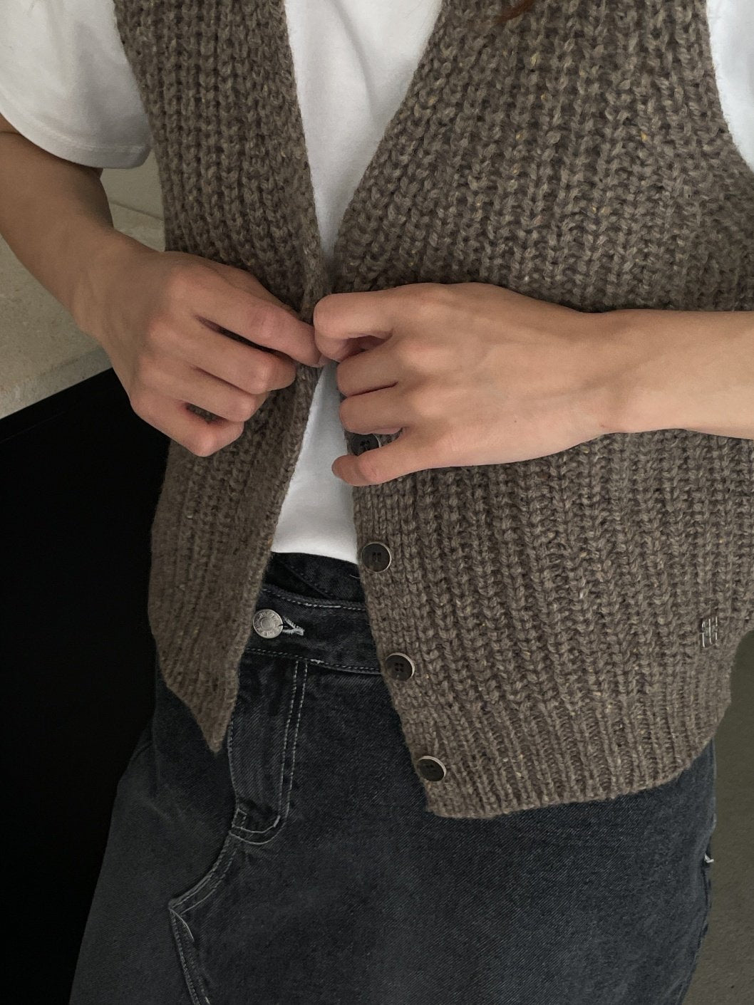 Wool Rib Vest