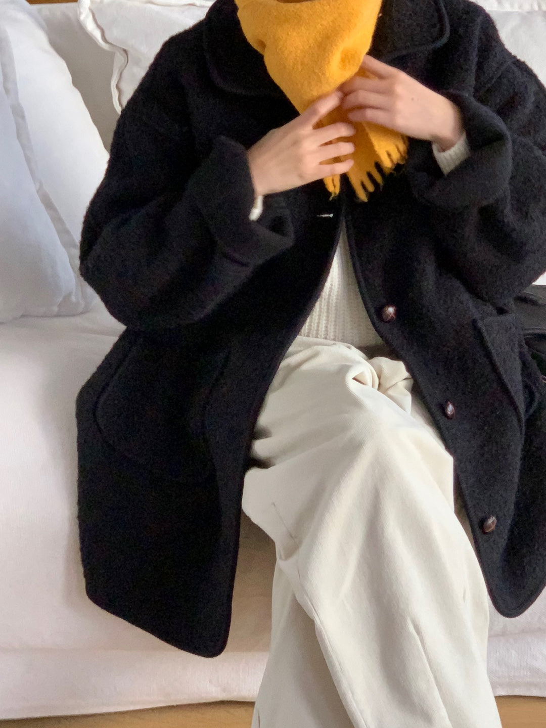 <Pre-Order> Cosmo Alpaca Half Coat