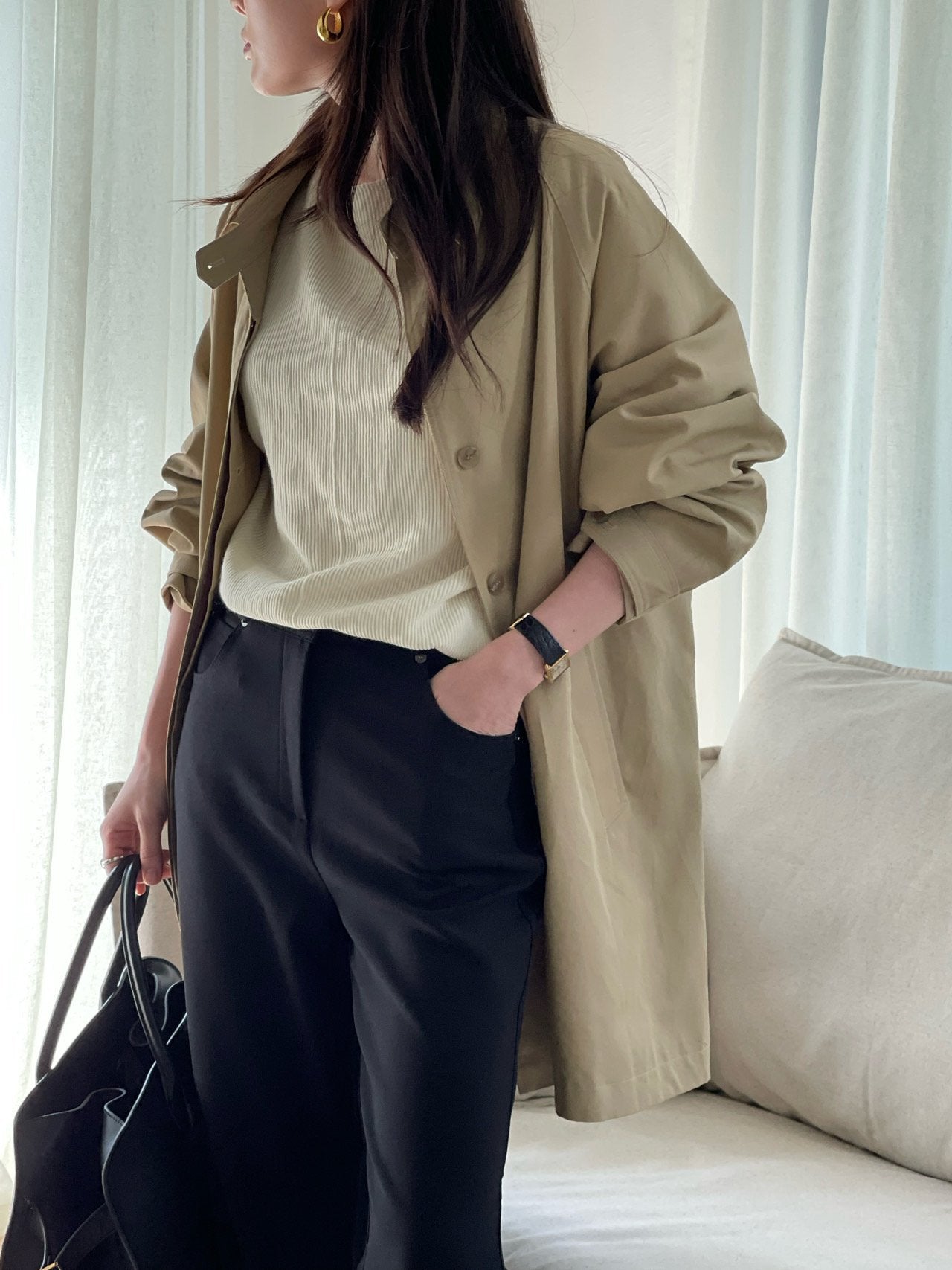 Beau Half Trench Coat