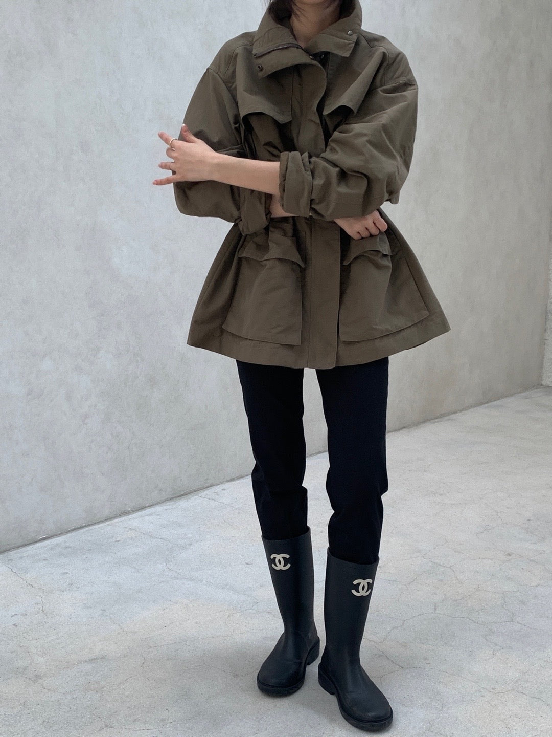 Autumn Nylon Utility Parka