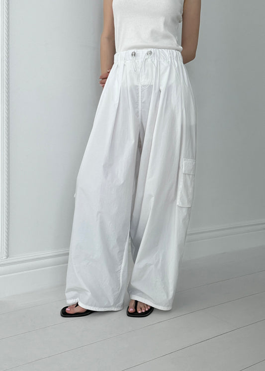 <Essential> Fly Wide Leg Cargo