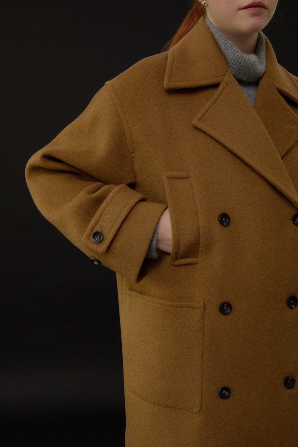 Wool Cashmere Peacoat