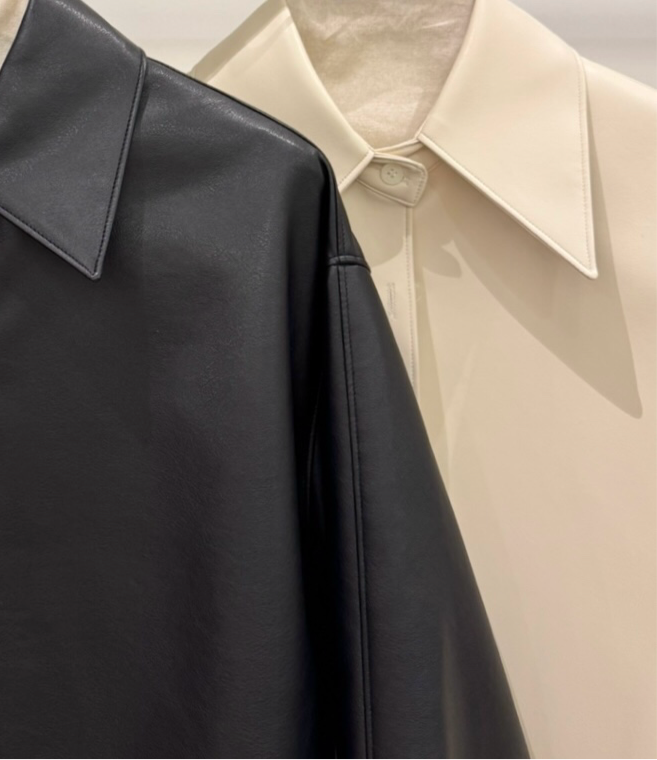 Vegan Leather Shacket