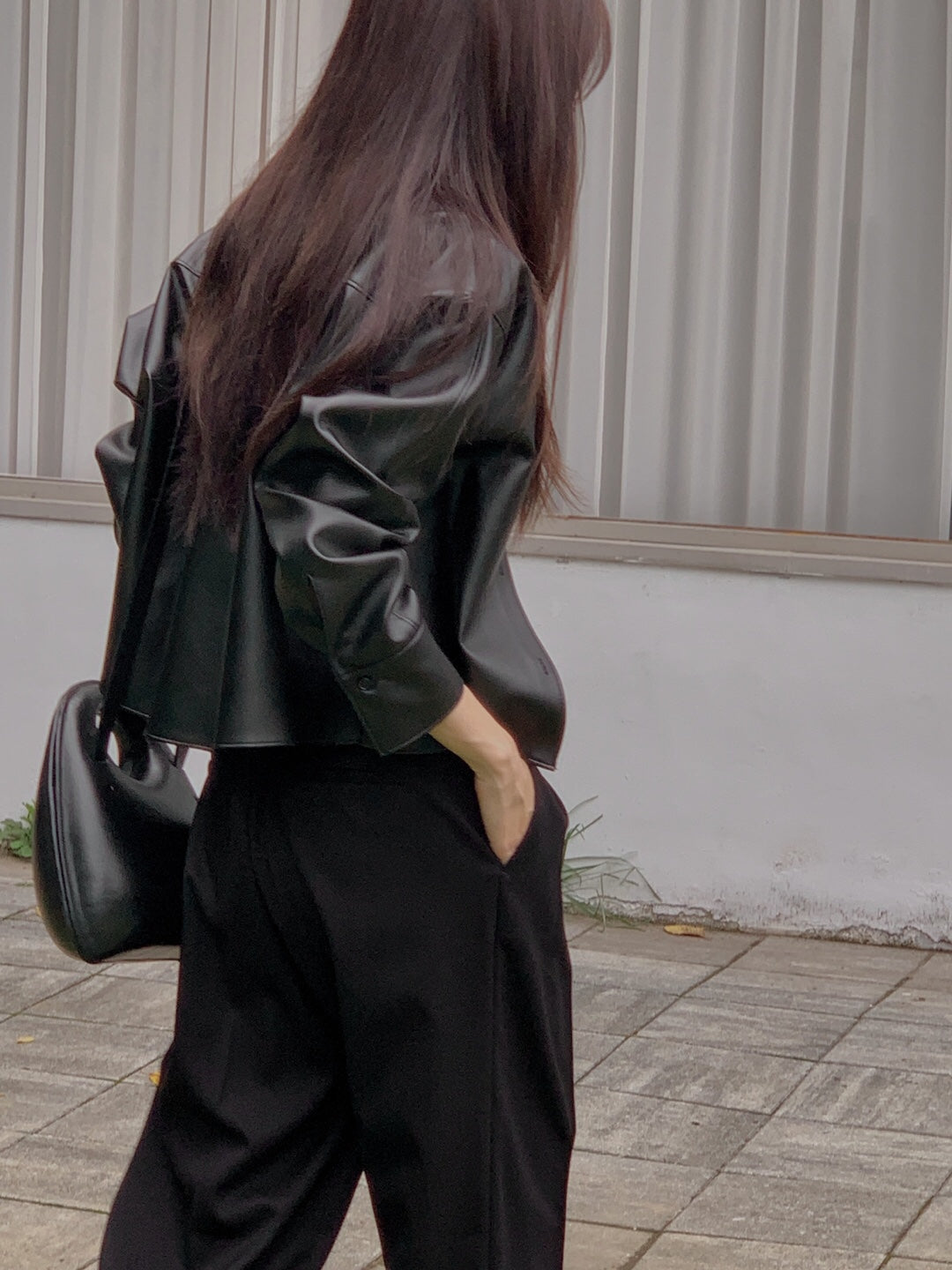 Vegan Leather Shacket