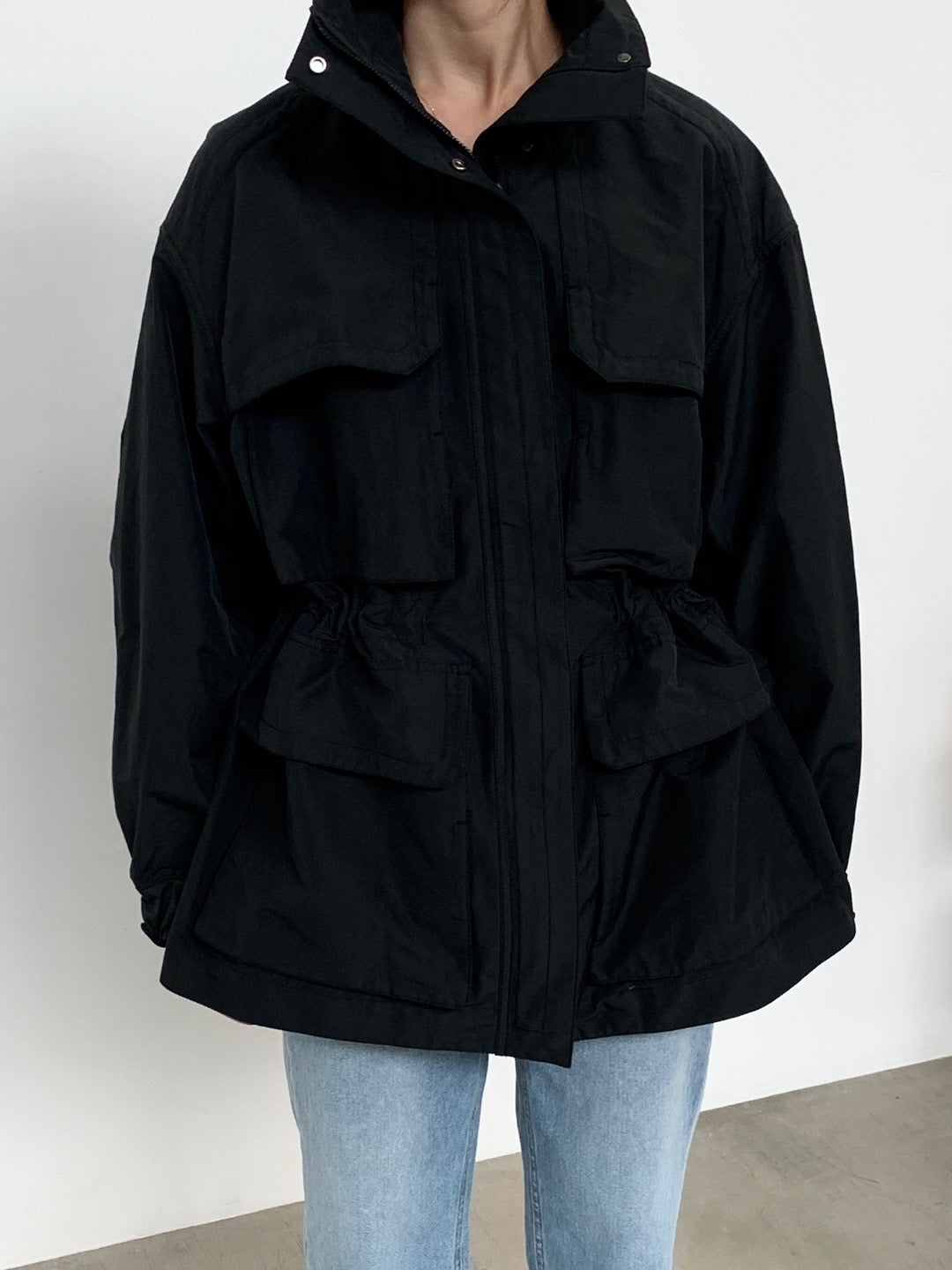 Autumn Nylon Utility Parka