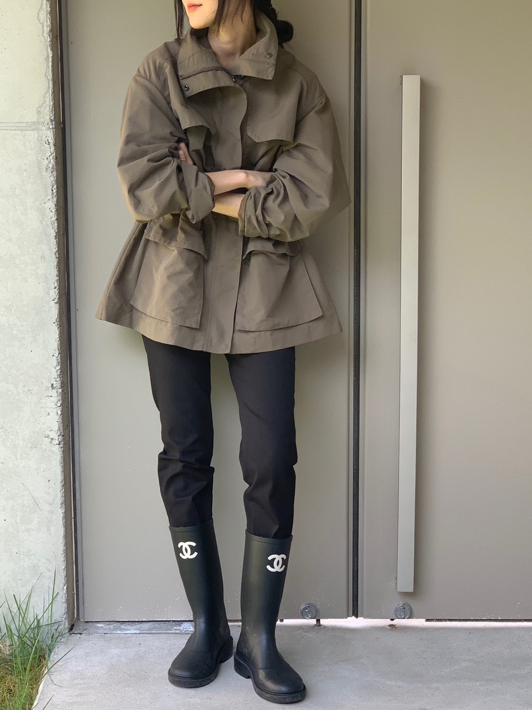 Autumn Nylon Utility Parka
