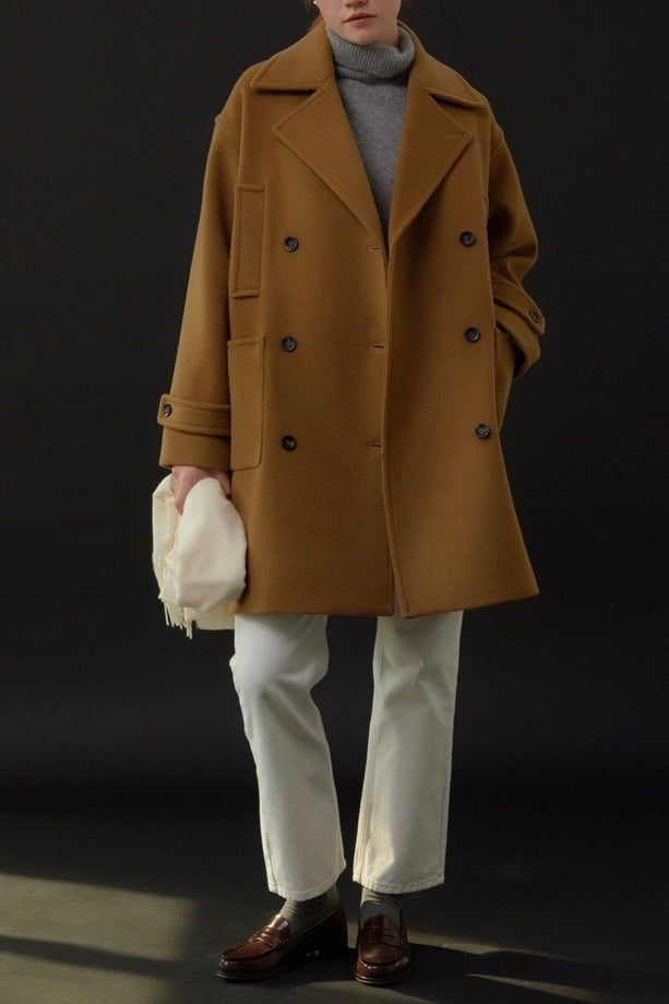 Wool Cashmere Peacoat