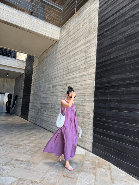 Voluminous Airy Maxi Dress