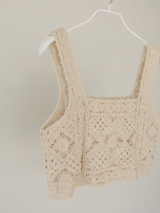 Crochet Lace Vest