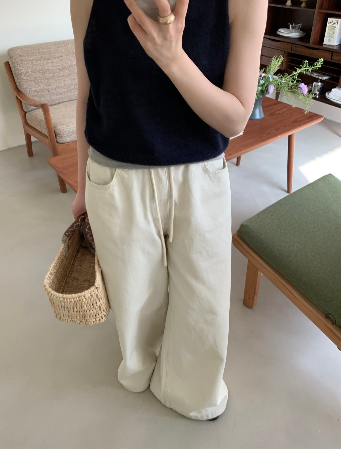 Uber Wide Denim Pants