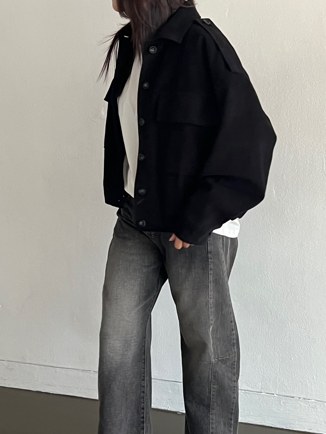 Twill Blouson With Quilted Lining