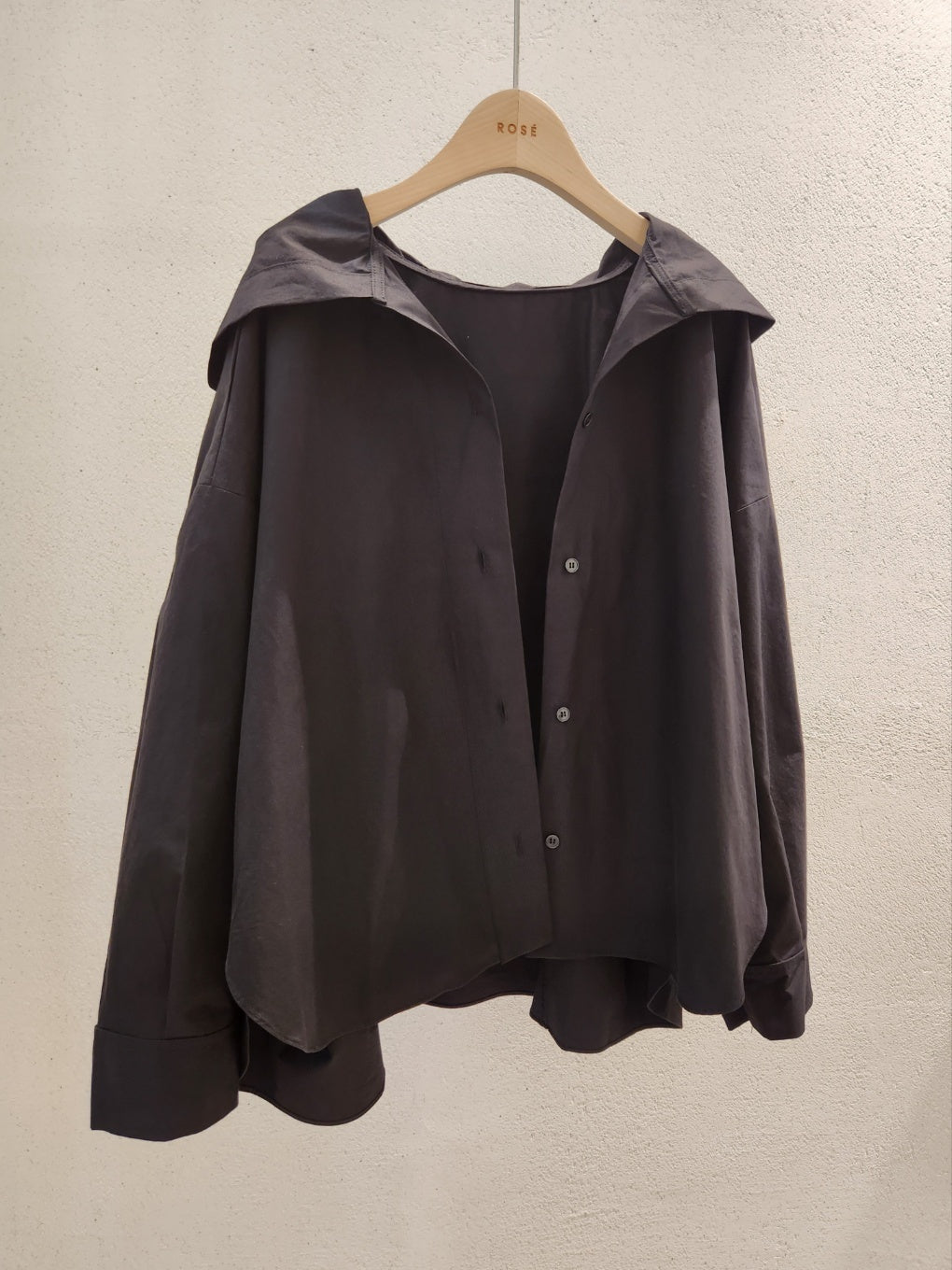 Essential Hooded Cotton Shacket