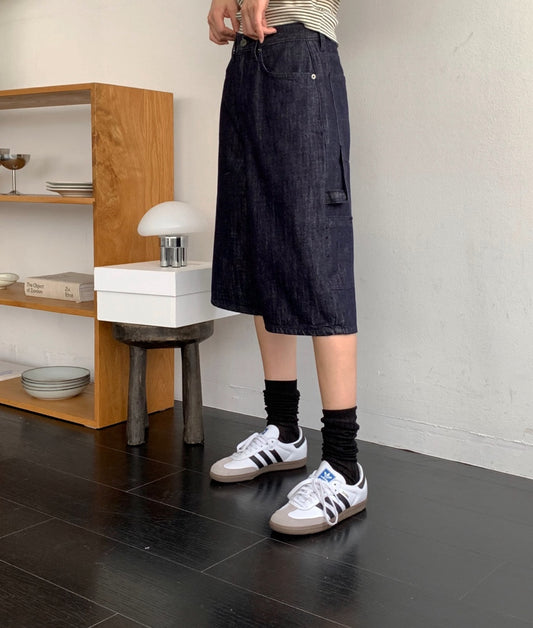 <Essential><Pre-Order>Non Fade Denim Jorts