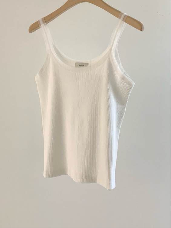 <Essential> Tulle Edged Camisole