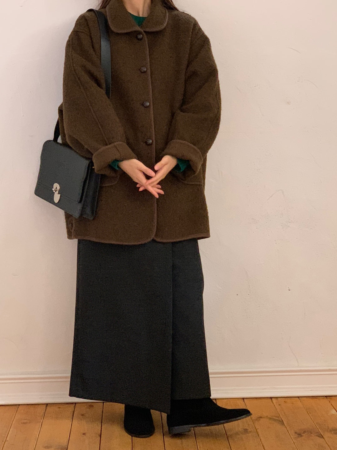 <Pre-Order> Cosmo Alpaca Half Coat