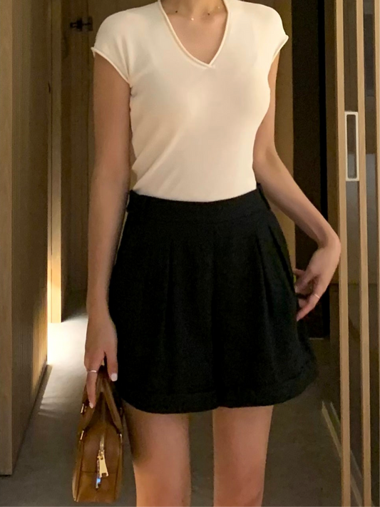 Linen Roll Up Shorts