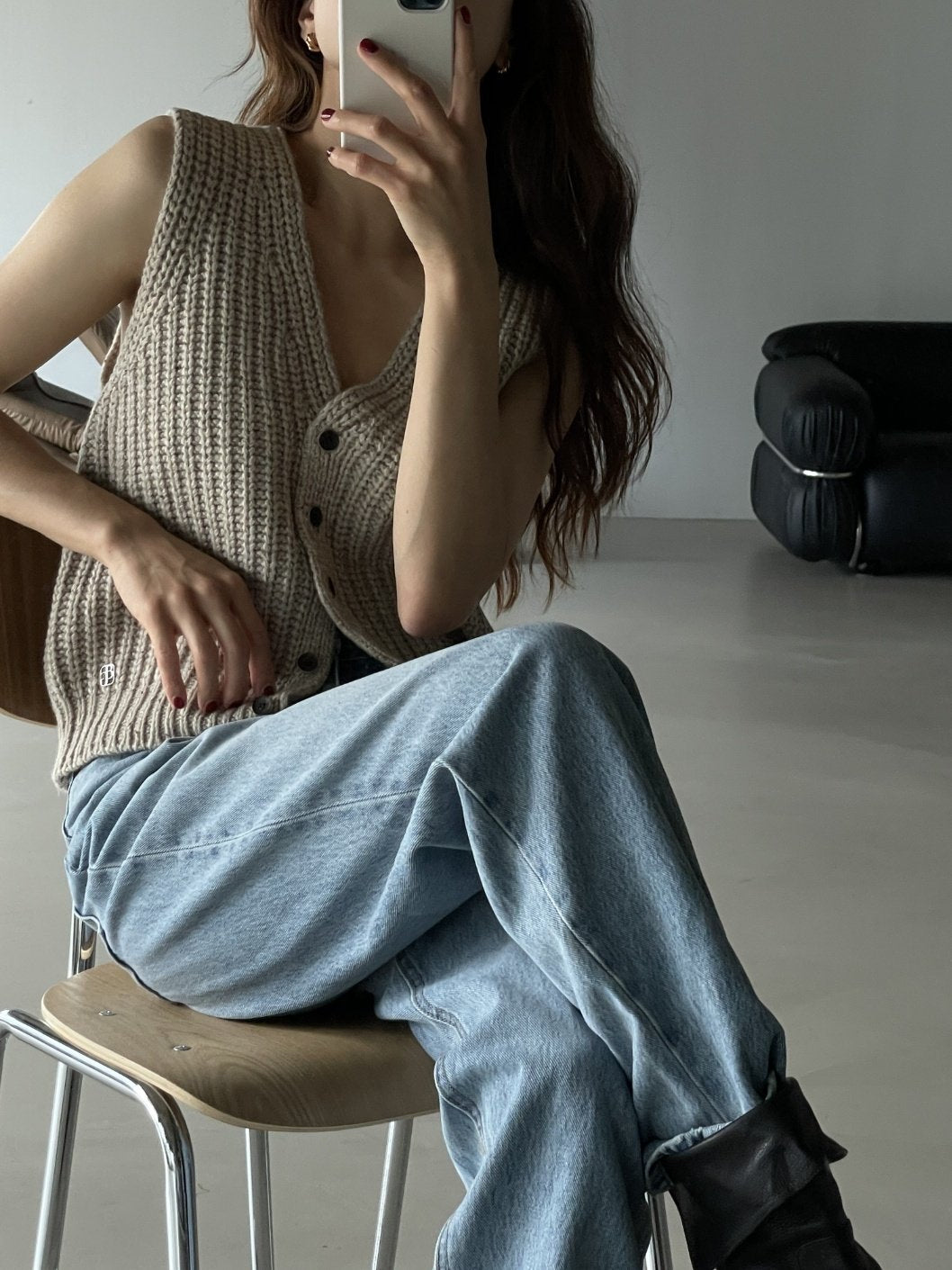 Wool Rib Vest