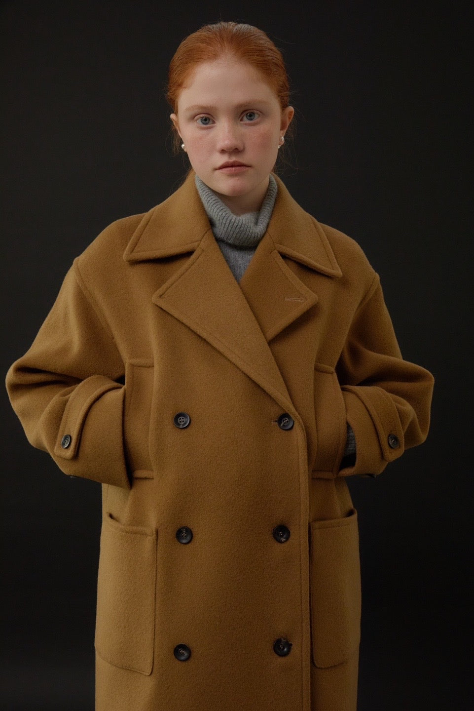 Wool Cashmere Peacoat