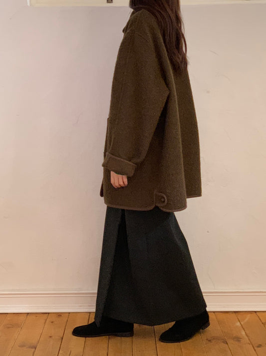 <Pre-Order> Cosmo Alpaca Half Coat