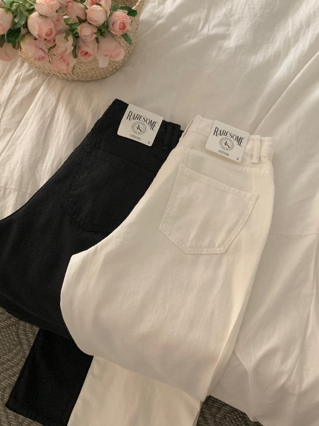 <Essential><Pre-order>Linen-like Washed 5 Pocket Pants