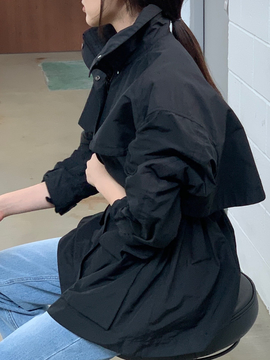 Autumn Nylon Utility Parka