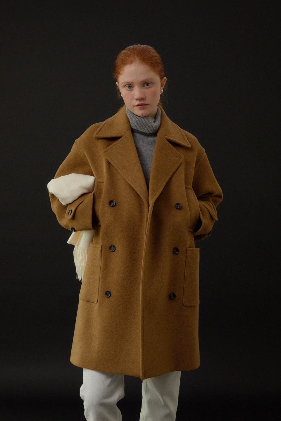 Wool Cashmere Peacoat