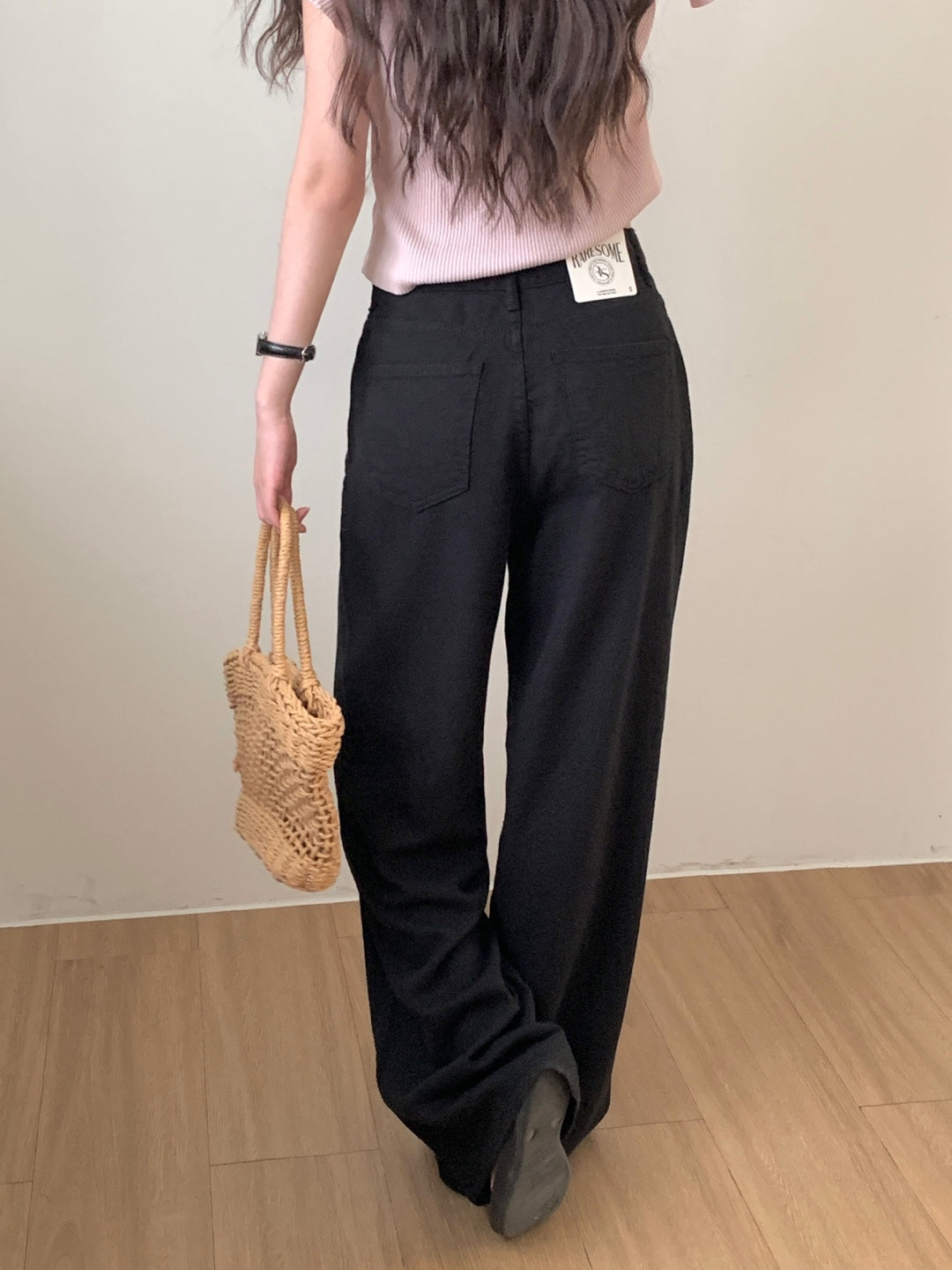<Essential><Pre-order>Linen-like Washed 5 Pocket Pants