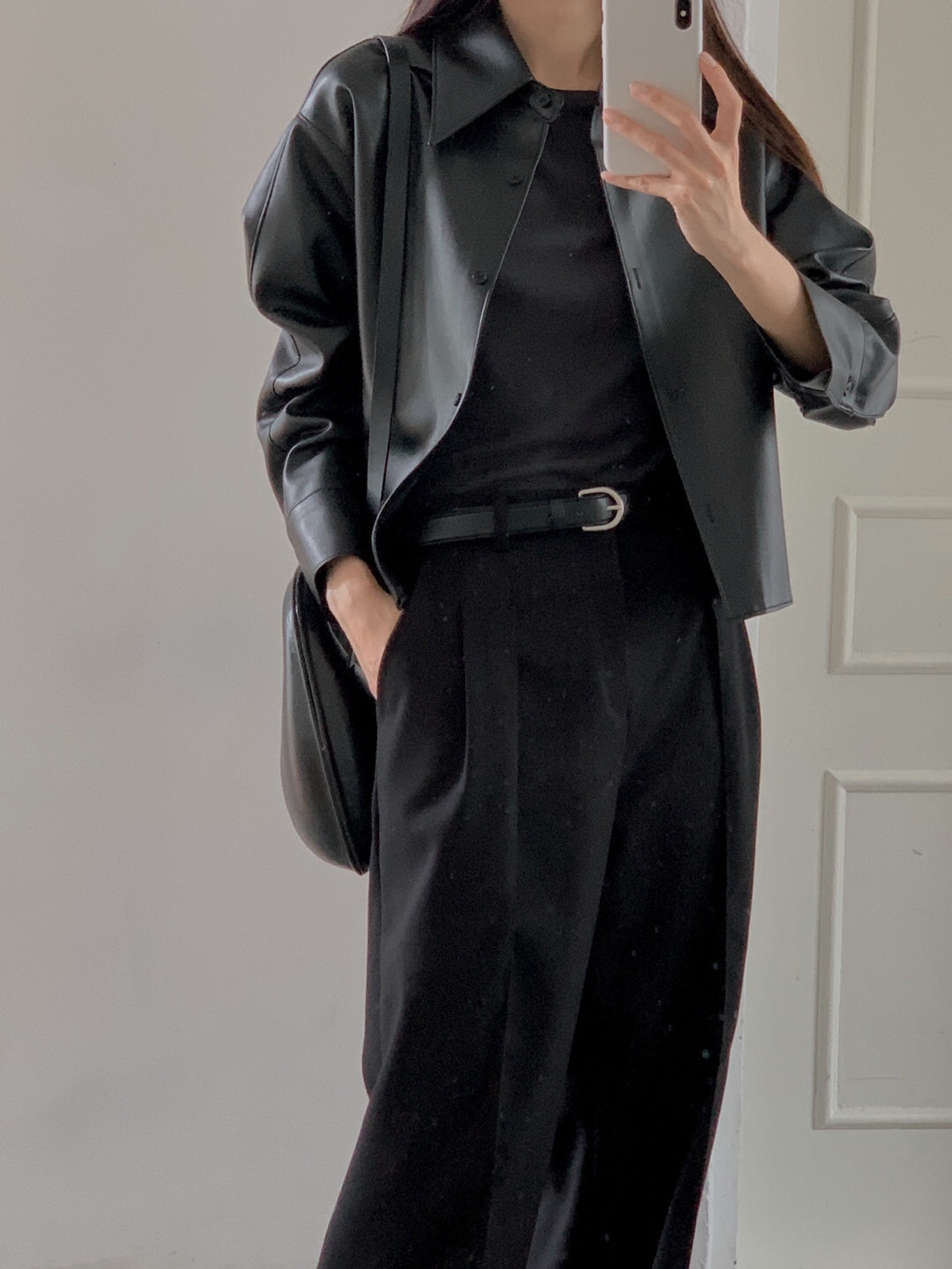 Vegan Leather Shacket