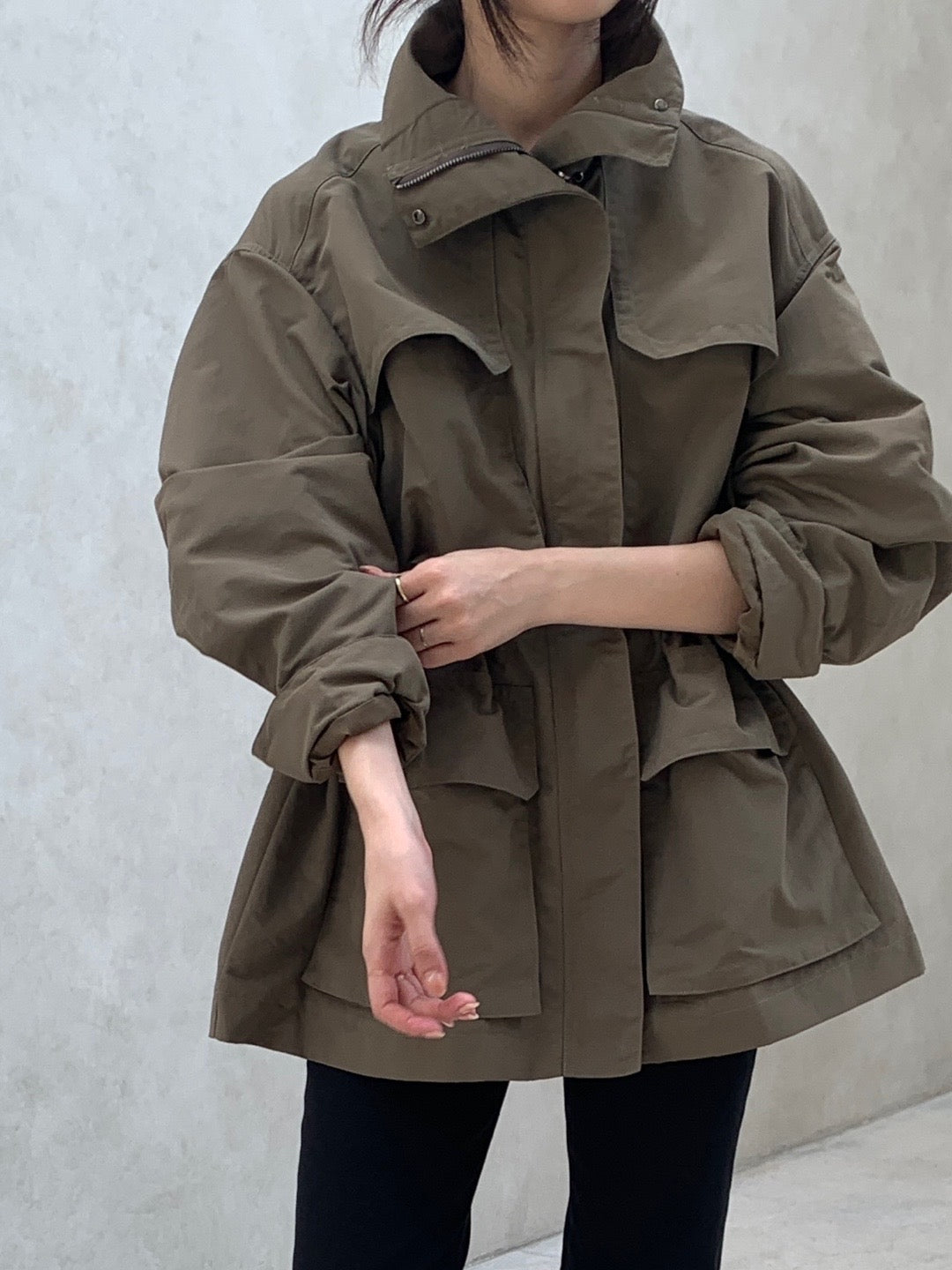 Autumn Nylon Utility Parka