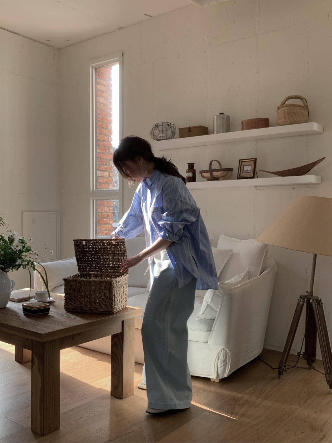 Uber Wide Denim Pants