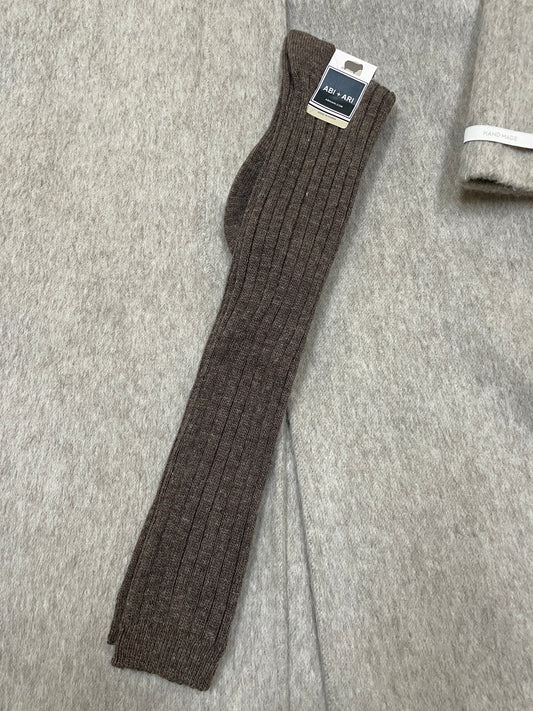 Jenne Cashmere Blend Rib Knee High Socks