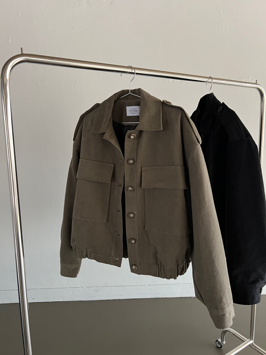 Twill Blouson With Quilted Lining