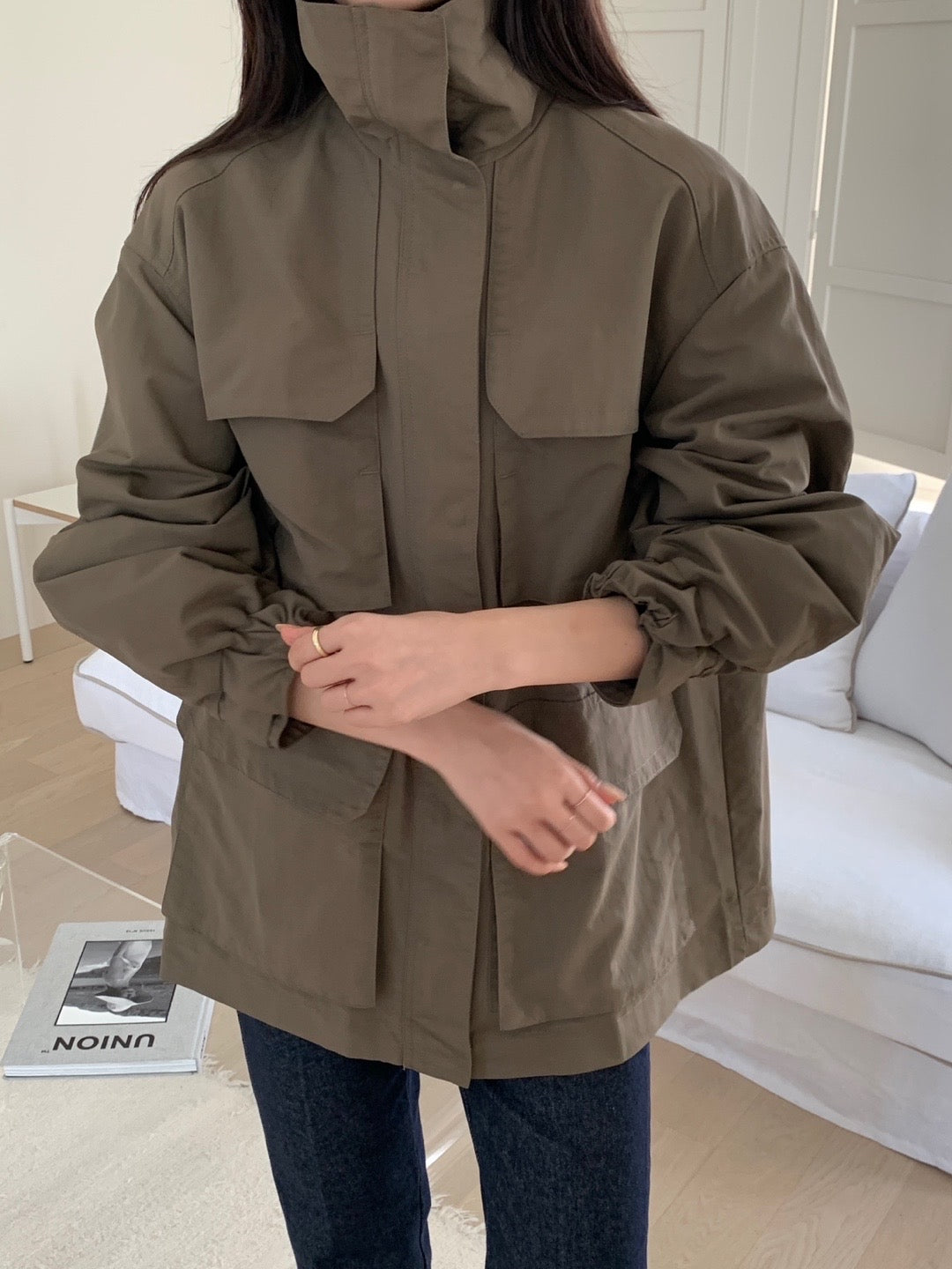 Autumn Nylon Utility Parka