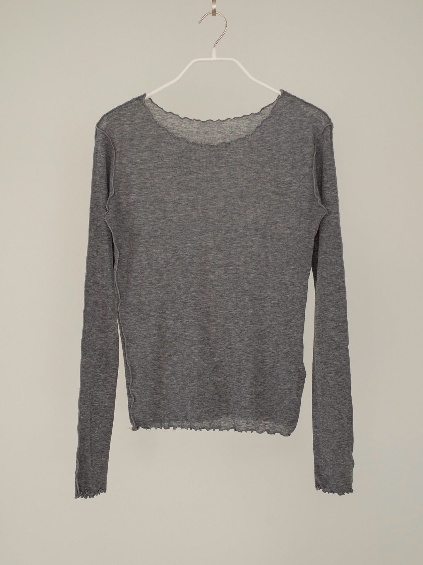 <Essential> Wave Edge Long Sleeve T - Best seller