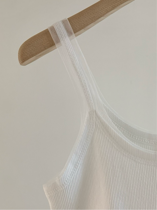 <Essential> Tulle Edged Camisole