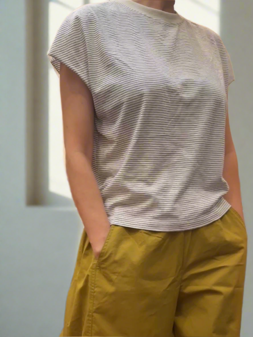 <Pre-Order>Cotton Stripe Easy T
