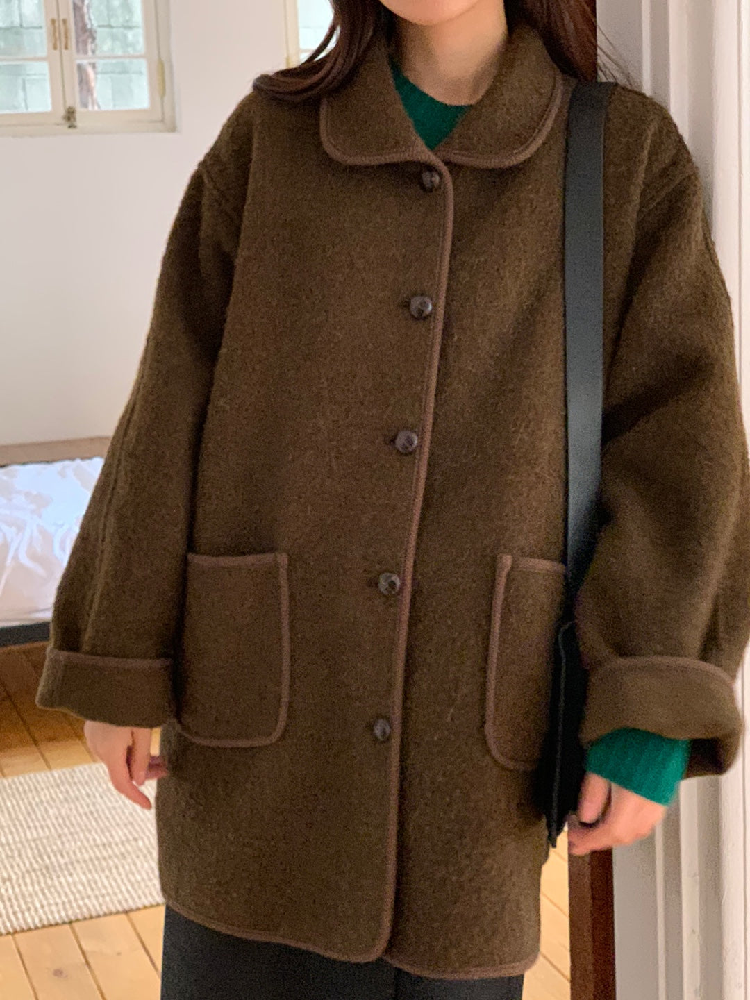 <Pre-Order> Cosmo Alpaca Half Coat