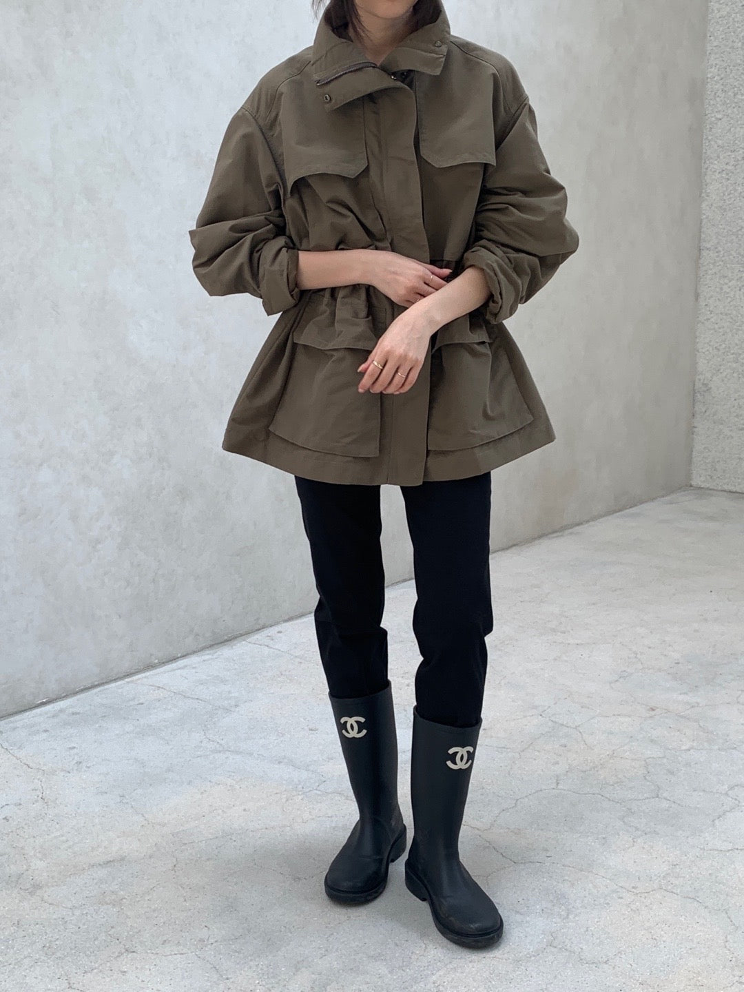 Autumn Nylon Utility Parka