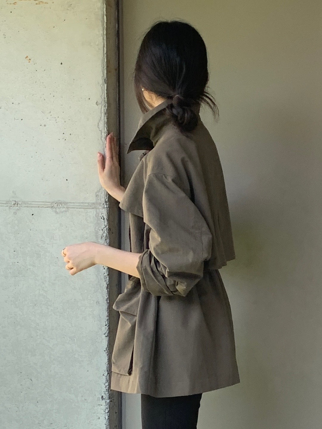 Autumn Nylon Utility Parka