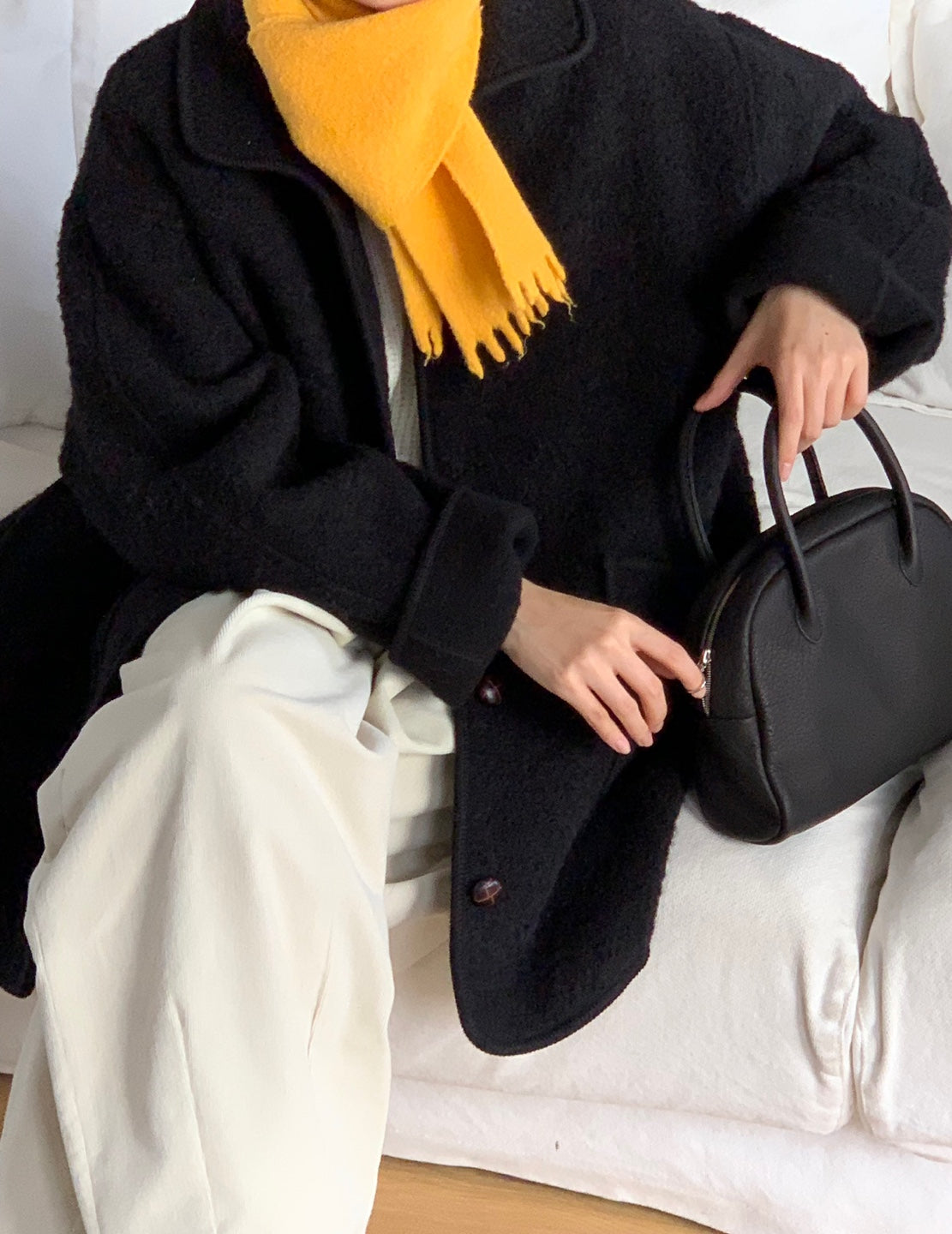 <Pre-Order> Cosmo Alpaca Half Coat
