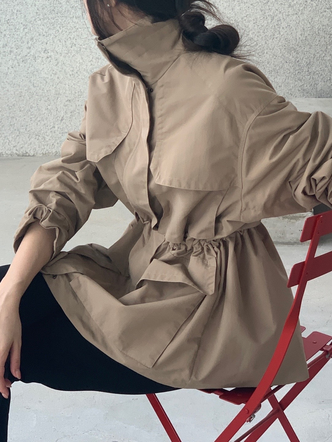 Autumn Nylon Utility Parka