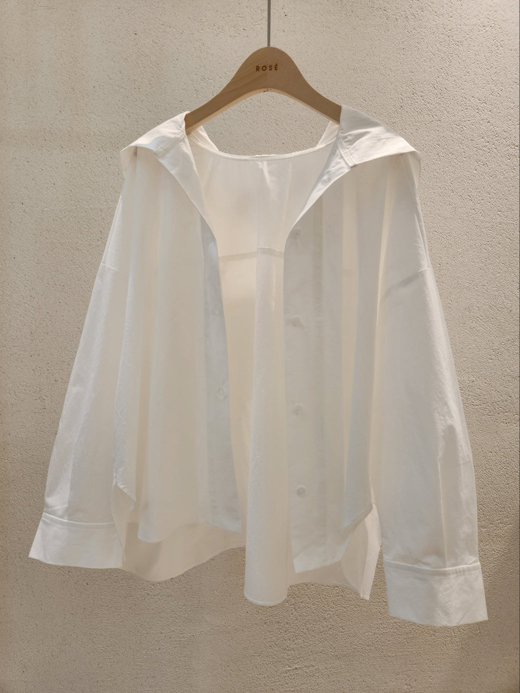 Essential Hooded Cotton Shacket