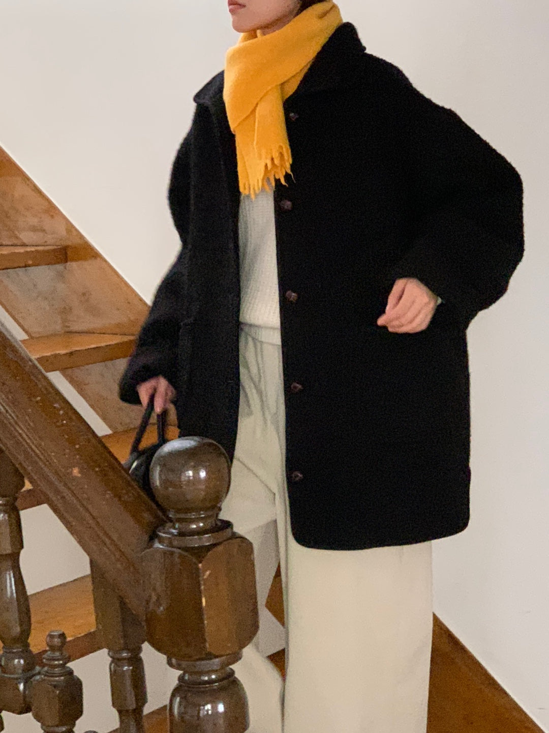 <Pre-Order> Cosmo Alpaca Half Coat