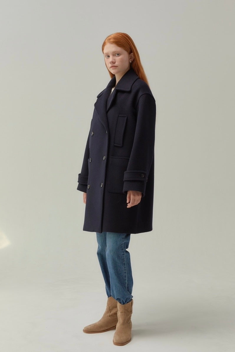 Wool Cashmere Peacoat