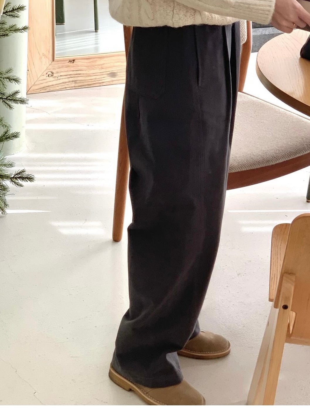 Brushed Cotton Pants