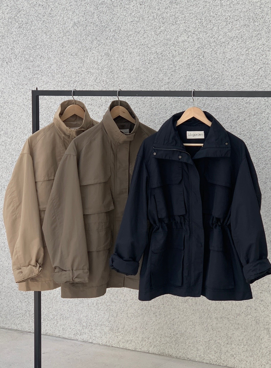 Autumn Nylon Utility Parka